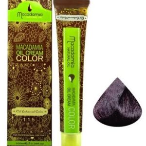 رنگ موی بدون آمونیاک ماکادمیا شماره 5.20 شرابی روشن Hair Color MACADAMIA Light Violet