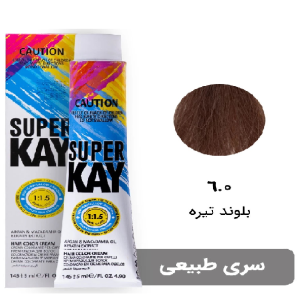 رنگ موی بدون آمونیاک سوپرکی 6.0