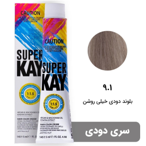 رنگ موی بدون آمونیاک سوپرکی 9.1