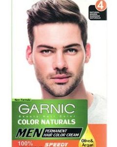 کیت رنگ مو مردانه گارنیک شماره 4 حجم 50 میلی لیتر رنگ قهوه ای طبیعی