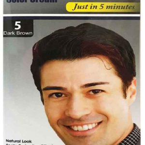 کیت رنگ مو مردانه های اسپیدی شماره ۵ رنگ قهوه ای تیره