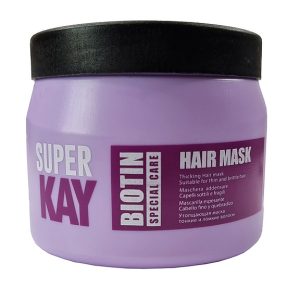 ماسک مو کاسه ای داخل حمام بیوتین 500 میلی لیتر سوپرکی SUPER KAY
