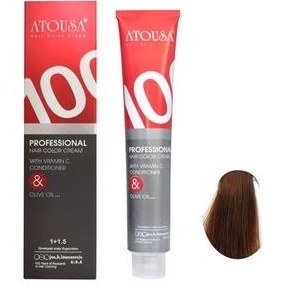 رنگ موی آتوسا 100 شماره W6-7.7 بلوند شکلاتی متوسط Atousa Color