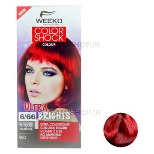 کیت رنگ موی فانتزی ویکو Color Shock ، شماره 6/66 قرمز