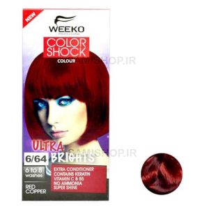 کیت رنگ موی فانتزی ویکو Color Shock ، شماره 6/64 قرمز مسی