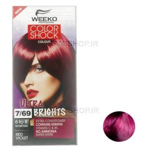 کیت رنگ موی فانتزی ویکو Color Shock ، شماره 7/69 قرمز بنفش