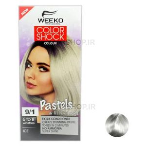 کیت رنگ موی فانتزی ویکو Color Shock ، شماره 9/1 یخی