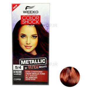 کیت رنگ موی فانتزی ویکو Color Shock ، شماره 5/4 مسی