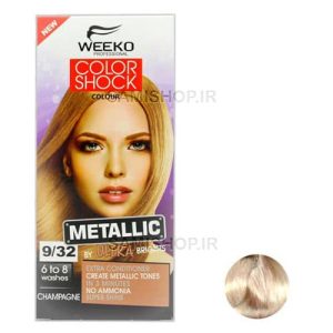 کیت رنگ موی فانتزی ویکو Color Shock ، شماره 9/32 شامپاینی