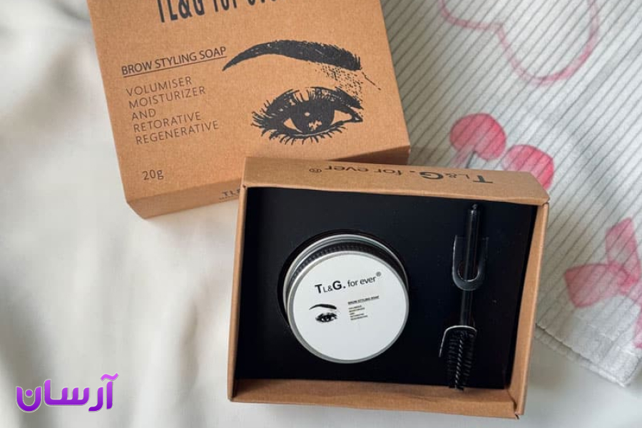 طرز استفاده از صابون ابرو