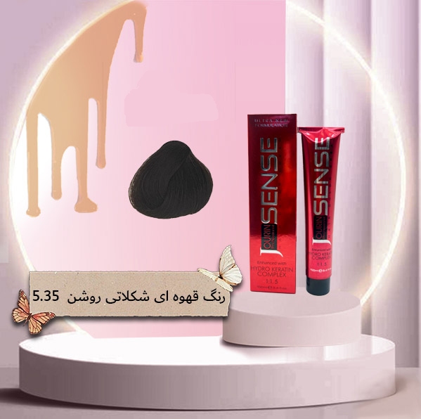 رنگ مو جورین سنس (Jurin Sense) شماره 5.35، رنگ قهوه ای شکلاتی روشن