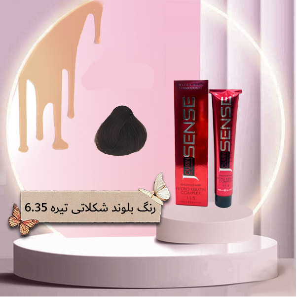 رنگ مو جورین سنس شماره 6.35 رنگ بلوند شکلاتی تیره