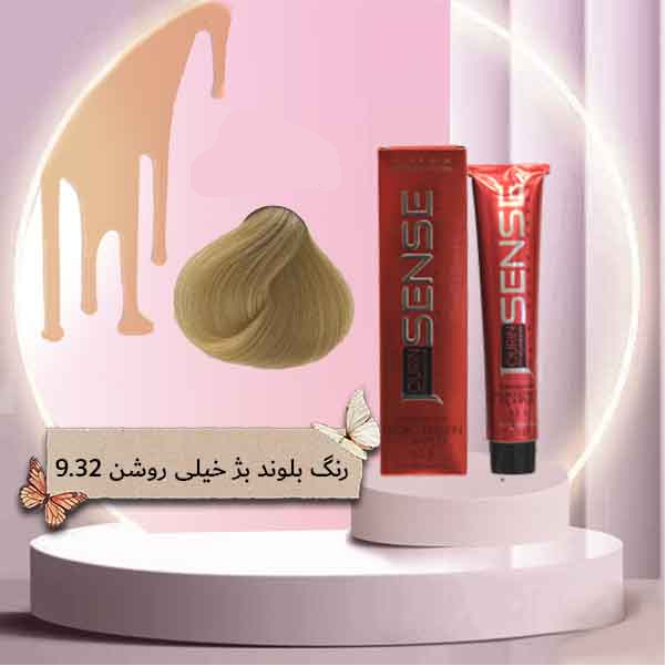 رنگ مو جورین سنس شماره 9.32 رنگ بلوند بژ خیلی روشن