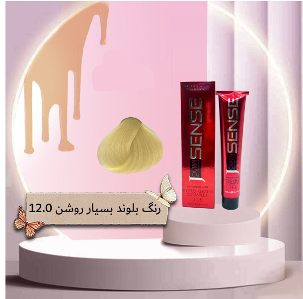 رنگ مو جورین سنس شماره 12.00 رنگ بلوند بسیار روشن