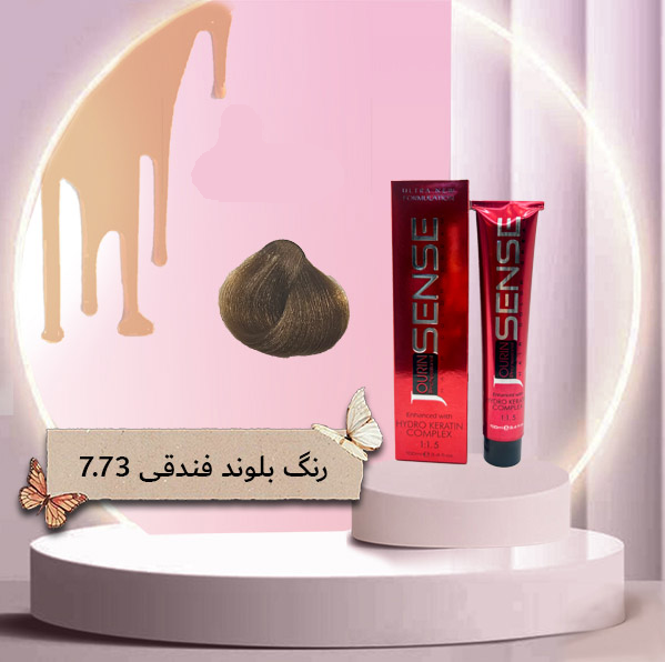 رنگ مو جورین سنس شماره 7.73 رنگ بلوند فندقی